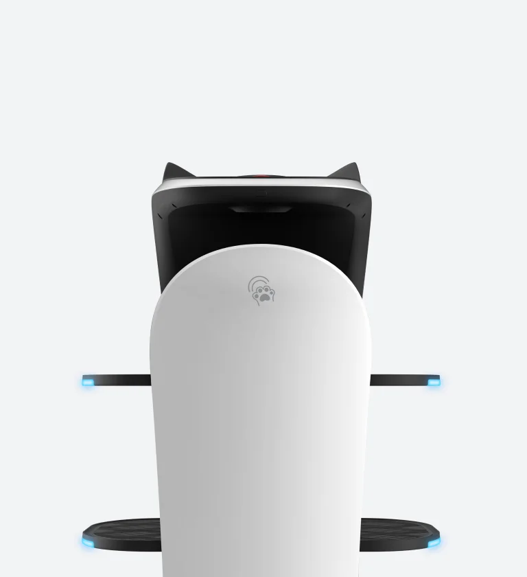BellaBot Pro'nun sırtına dokunulması
