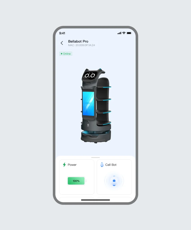 Pudu Link uygulamasıyla robot yönetimi