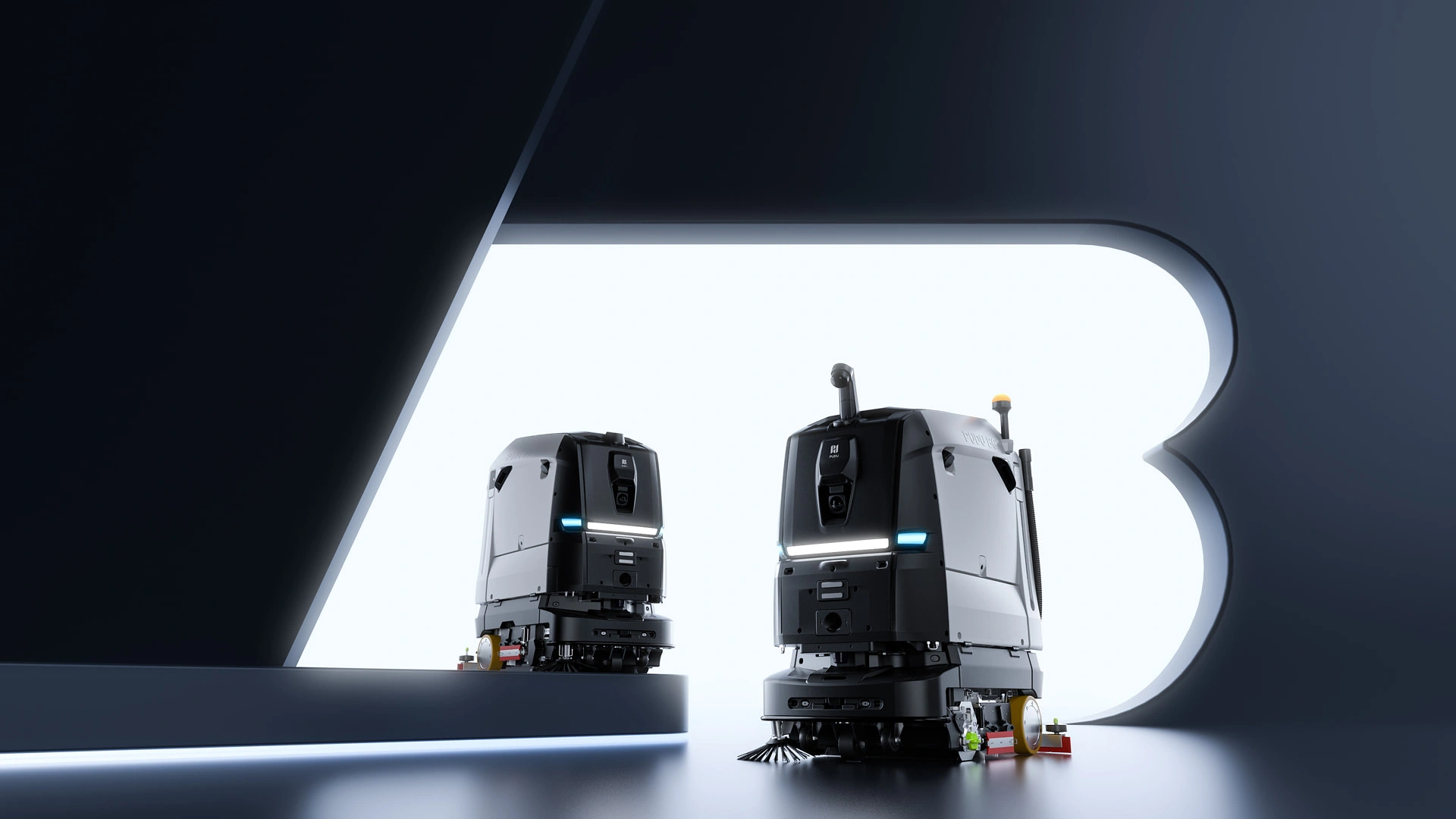 PUDU BG1 serisi zemin yıkama robotları