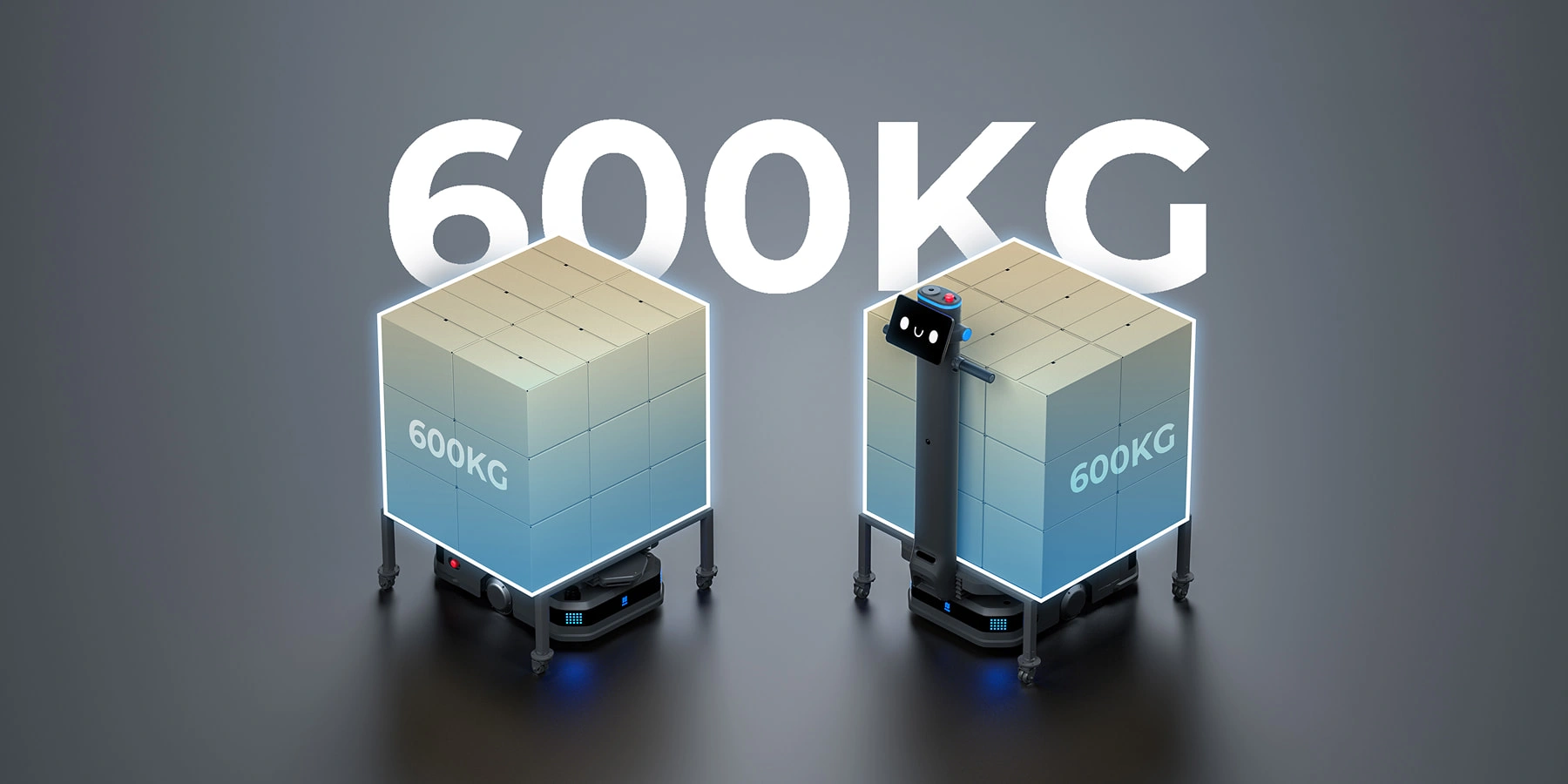 600 kg yük taşıyan T600 serisi robotlar