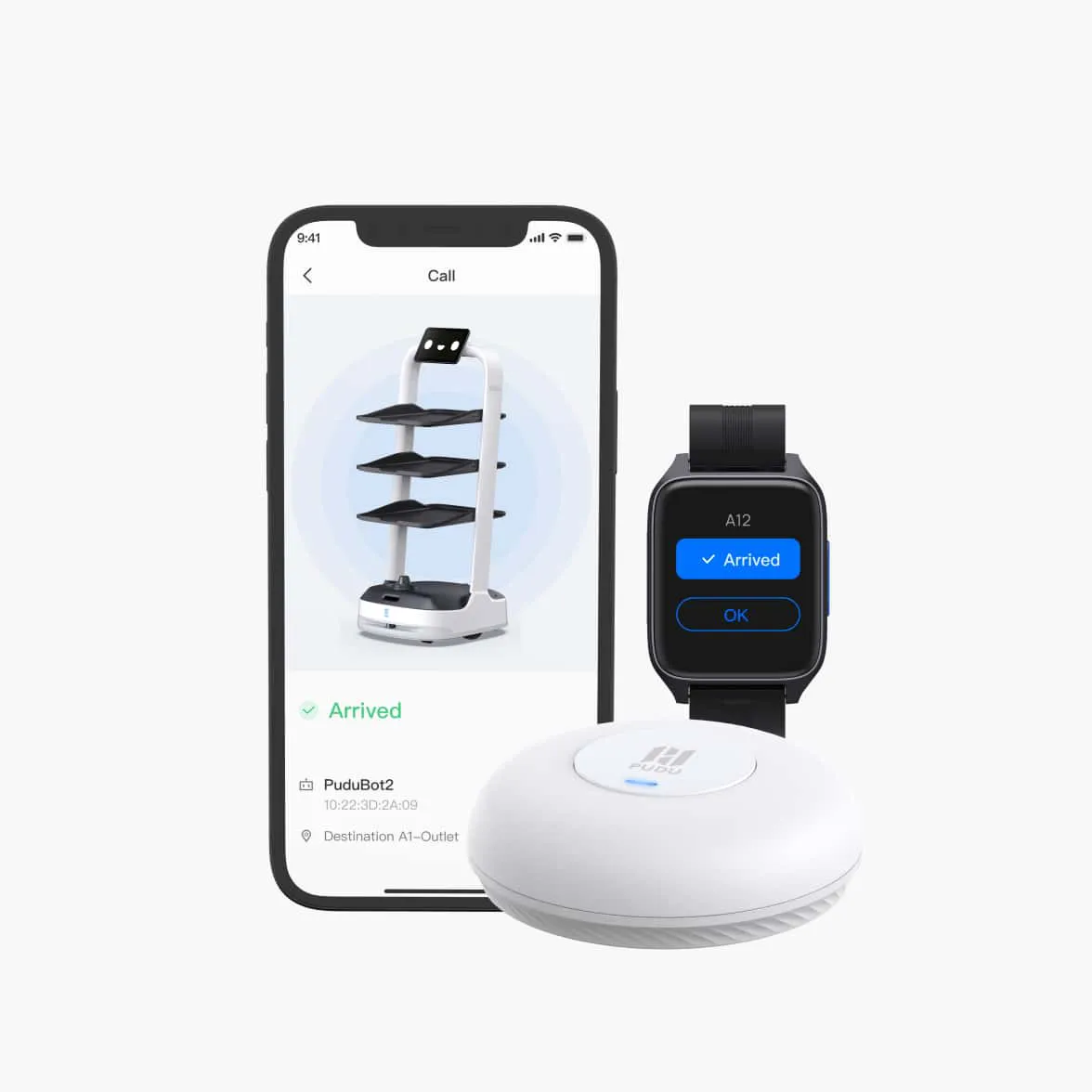 PUDU Link uygulaması, 4G saat ve çağrı cihazı