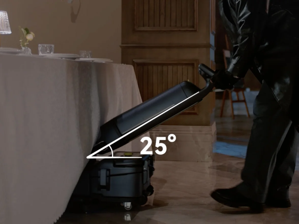SH1'in 25° eğilerek masa altına girmesi