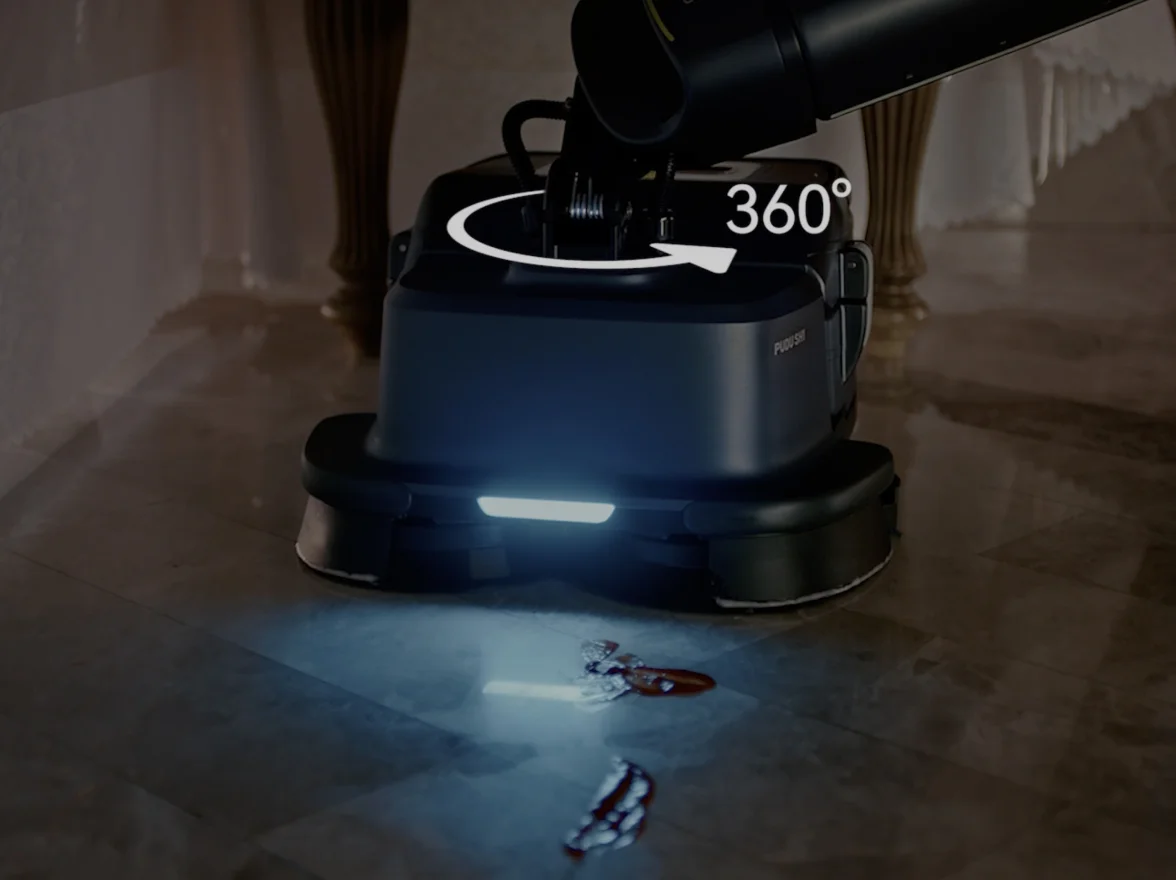 SH1'in 360° dönerek çevresini temizlemesi